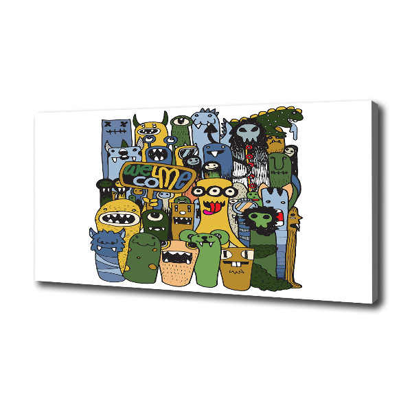 Foto quadro su tela Mostri pazzi