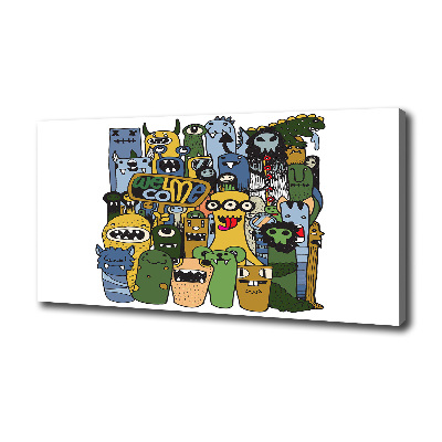 Foto quadro su tela Mostri pazzi