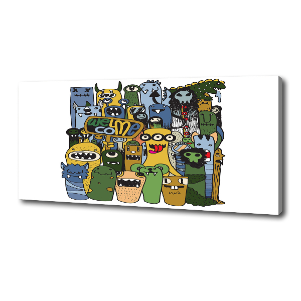 Foto quadro su tela Mostri pazzi