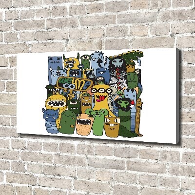 Foto quadro su tela Mostri pazzi