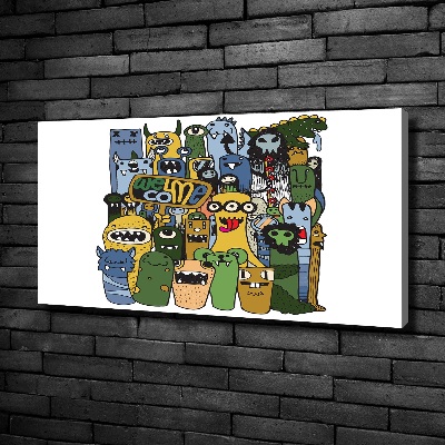 Foto quadro su tela Mostri pazzi