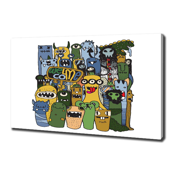 Foto quadro su tela Mostri pazzi