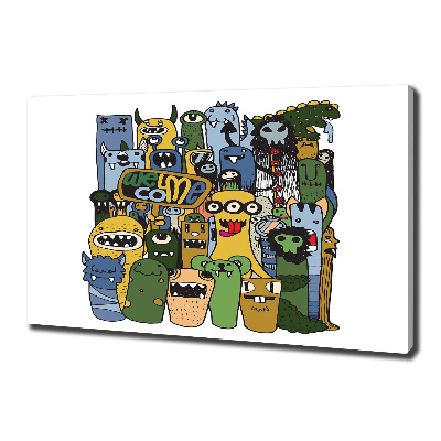 Foto quadro su tela Mostri pazzi