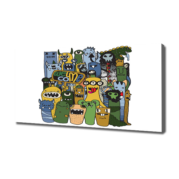 Foto quadro su tela Mostri pazzi