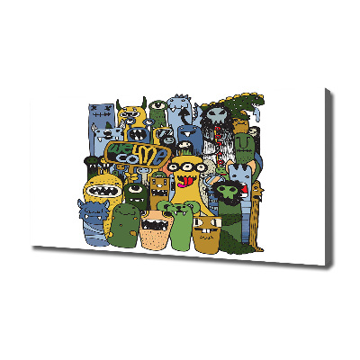 Foto quadro su tela Mostri pazzi