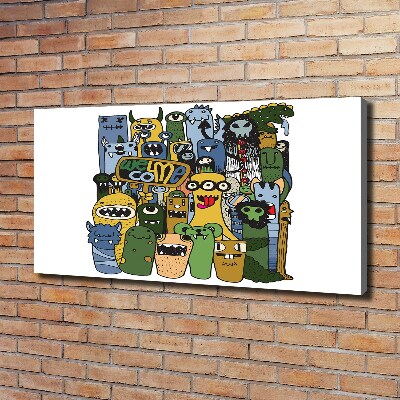 Foto quadro su tela Mostri pazzi