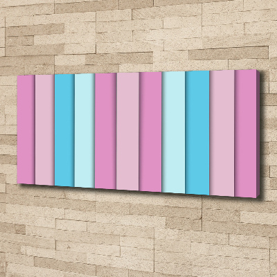 Quadro su tela Strisce colorate