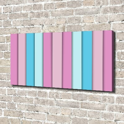 Quadro su tela Strisce colorate