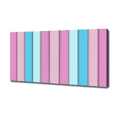 Quadro su tela Strisce colorate