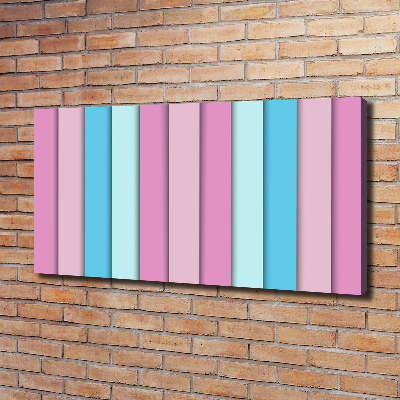 Quadro su tela Strisce colorate