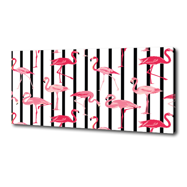 Foto quadro su tela Fenicotteri striati