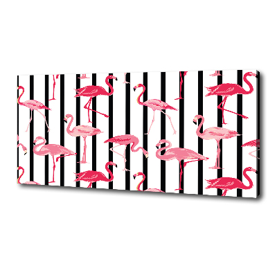 Foto quadro su tela Fenicotteri striati