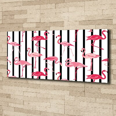 Foto quadro su tela Fenicotteri striati