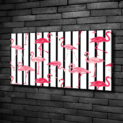 Foto quadro su tela Fenicotteri striati