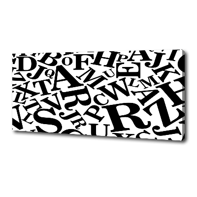 Quadro su tela Alfabeto