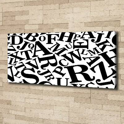 Quadro su tela Alfabeto