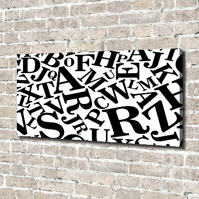 Quadro su tela Alfabeto