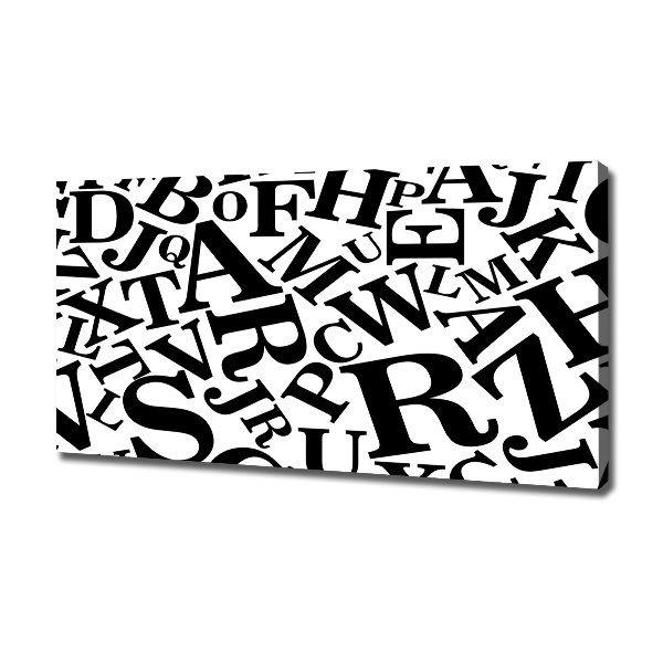 Quadro su tela Alfabeto