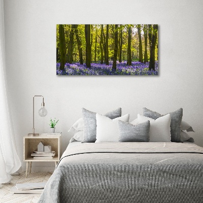 Quadro stampa su tela Bosco in primavera