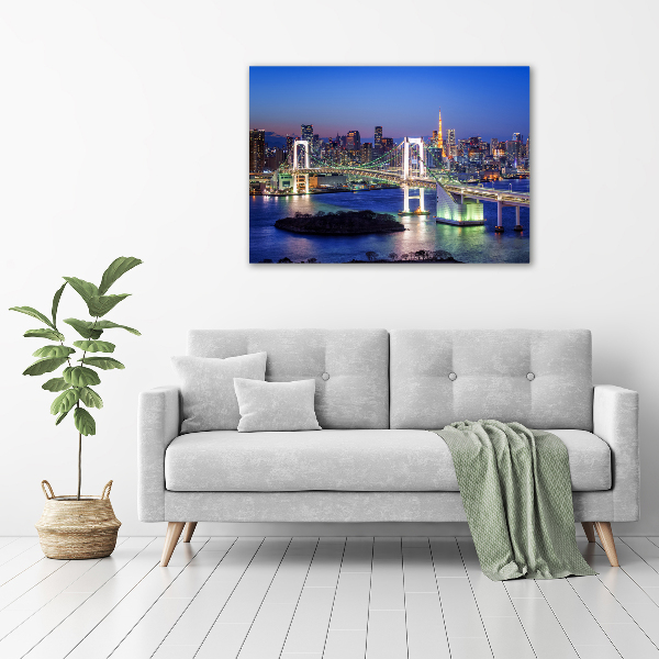 Quadro stampa su tela Ponte di Tokyo