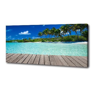 Foto quadro su tela Spiaggia tropicale