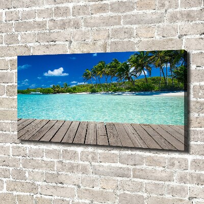 Foto quadro su tela Spiaggia tropicale