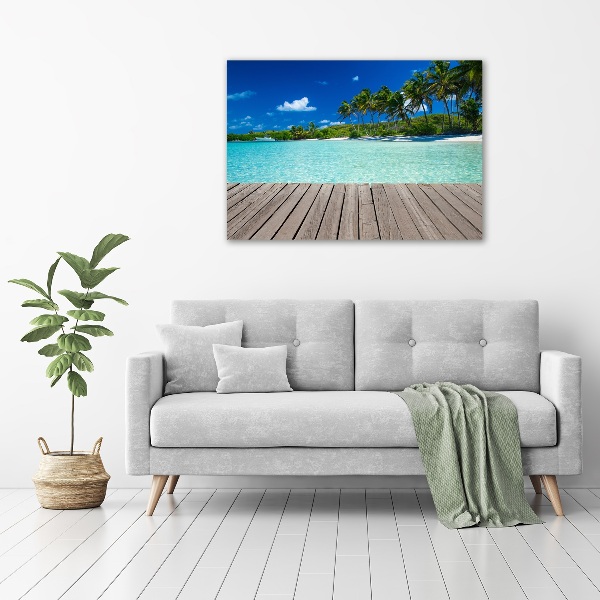 Foto quadro su tela Spiaggia tropicale