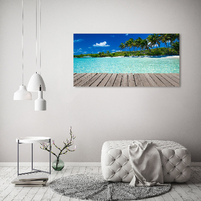 Foto quadro su tela Spiaggia tropicale