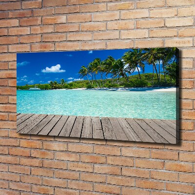 Foto quadro su tela Spiaggia tropicale