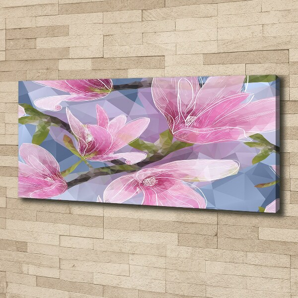 Quadro su tela Magnolia rosa