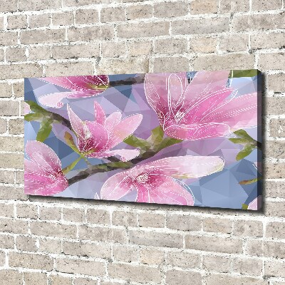 Quadro su tela Magnolia rosa