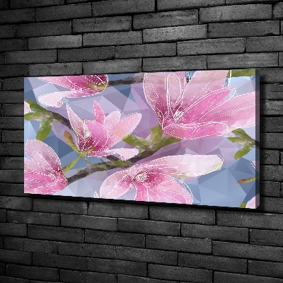 Quadro su tela Magnolia rosa