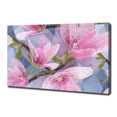 Quadro su tela Magnolia rosa