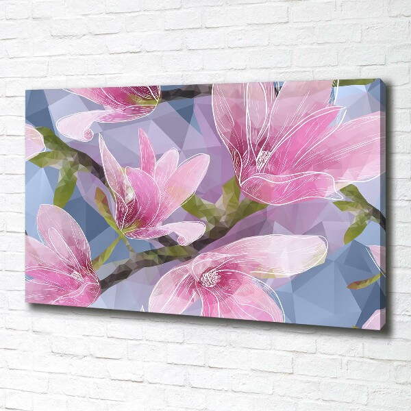 Quadro su tela Magnolia rosa