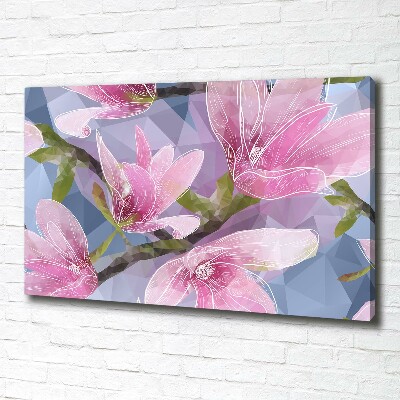 Quadro su tela Magnolia rosa