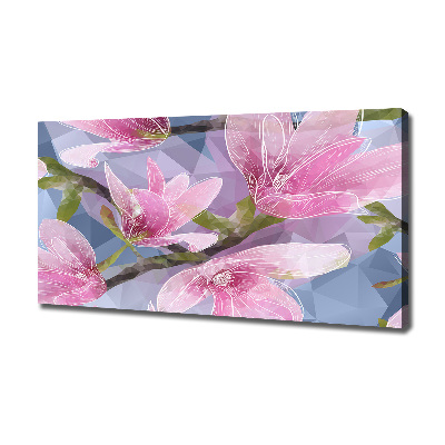 Quadro su tela Magnolia rosa
