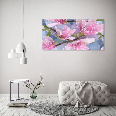 Quadro su tela Magnolia rosa