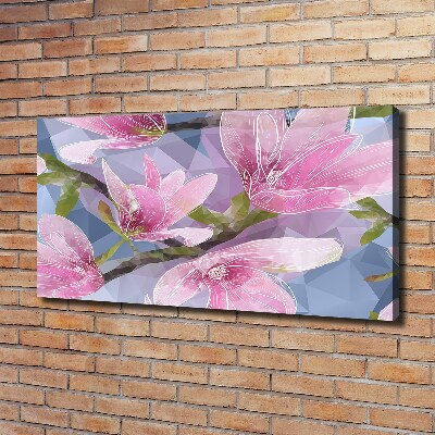 Quadro su tela Magnolia rosa