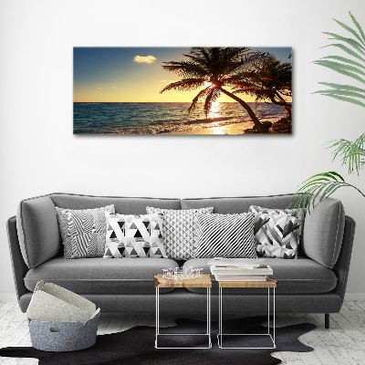 Quadro su tela Spiaggia tropicale