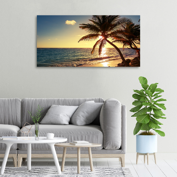 Quadro su tela Spiaggia tropicale