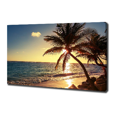 Quadro su tela Spiaggia tropicale