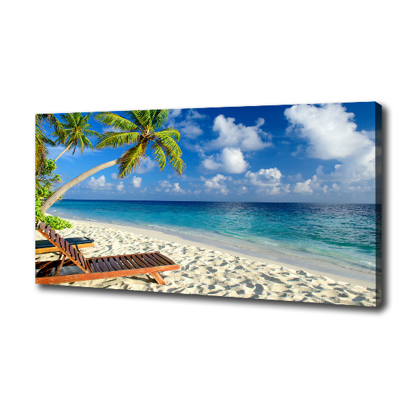 Foto quadro su tela Spiaggia tropicale