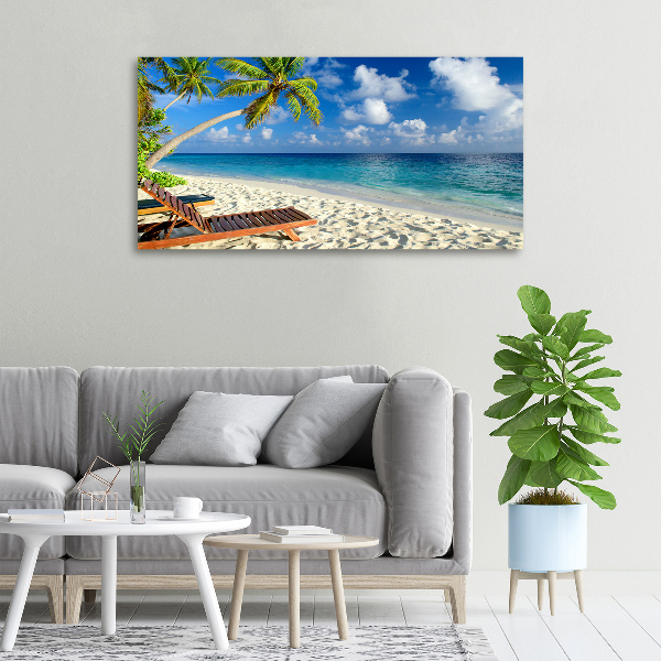 Foto quadro su tela Spiaggia tropicale