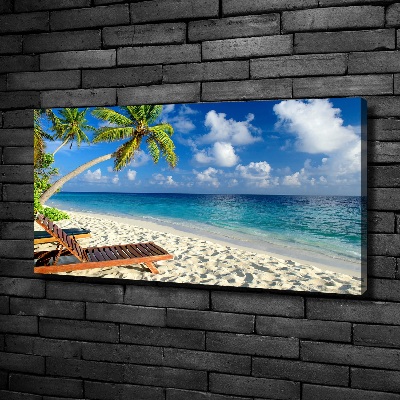 Foto quadro su tela Spiaggia tropicale