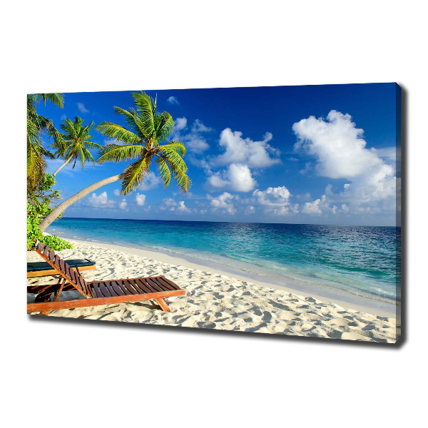 Foto quadro su tela Spiaggia tropicale