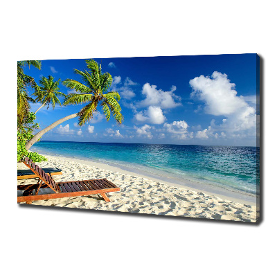 Foto quadro su tela Spiaggia tropicale