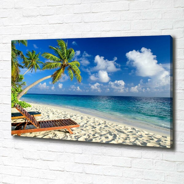 Foto quadro su tela Spiaggia tropicale