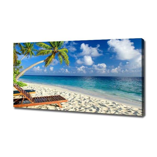 Foto quadro su tela Spiaggia tropicale