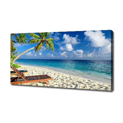 Foto quadro su tela Spiaggia tropicale