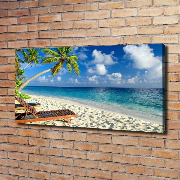 Foto quadro su tela Spiaggia tropicale